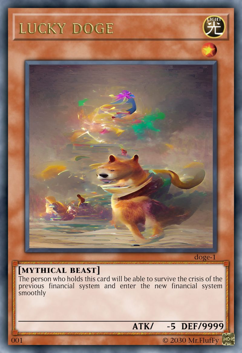lucky doge card