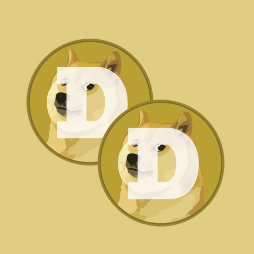 2 Doge Coins