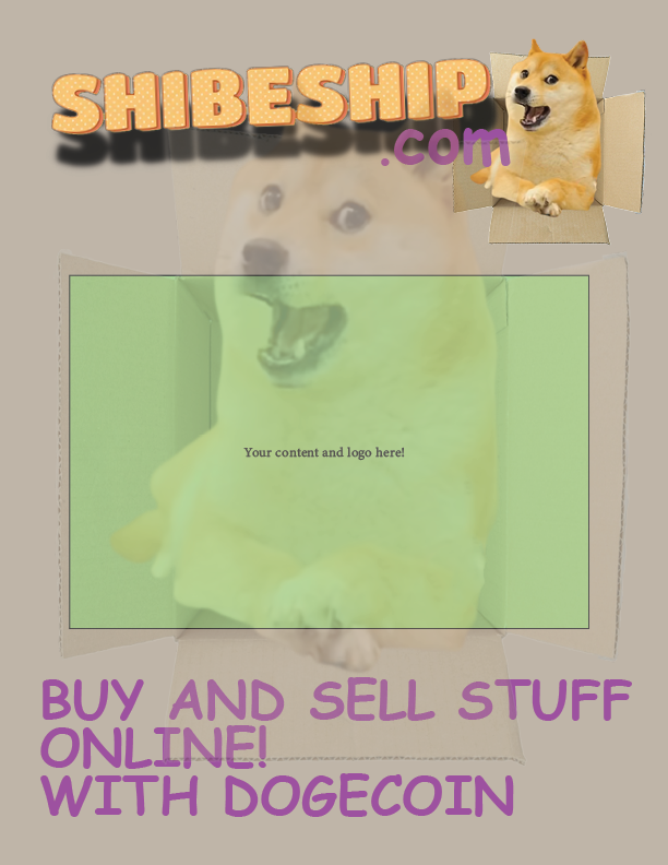 ShibeShip Shop Custom package inserts x60 