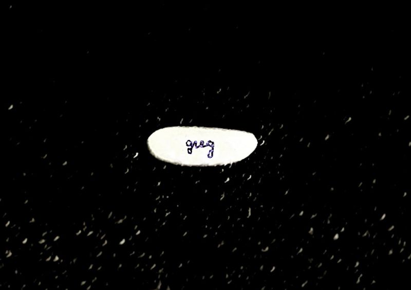 official "bootleg greg" grain of "rice" signed by "greg"