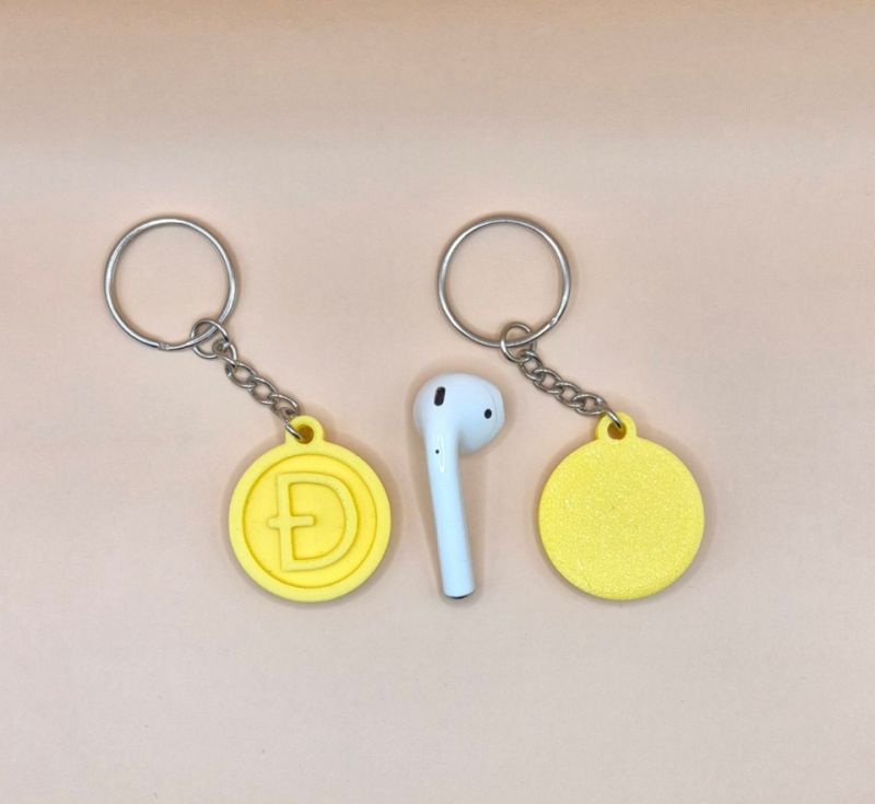 dogecoin keychain single coin (USA customers only, 한국 구매 불가)