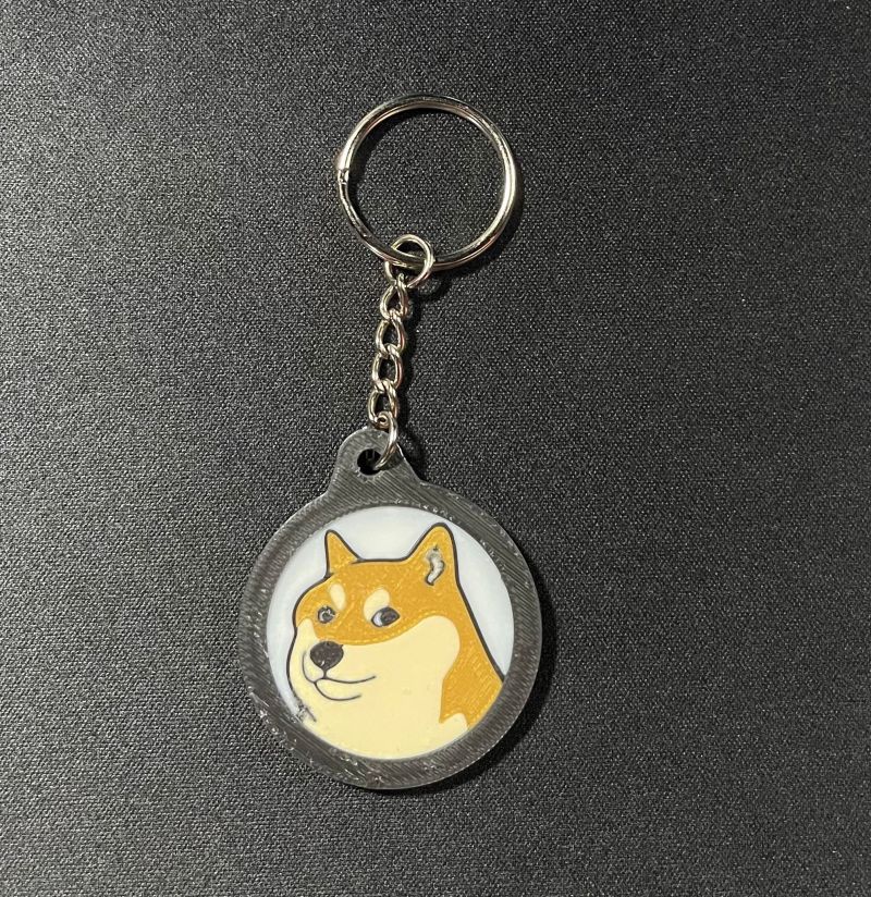 Dogecoin Keychain