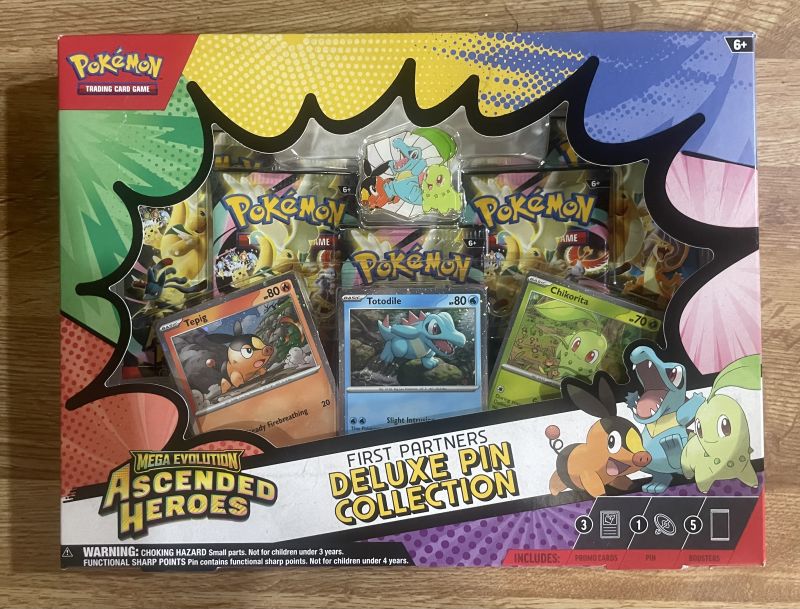 Pokemon TCG - Ascended Heroes First Partner Pin Collection